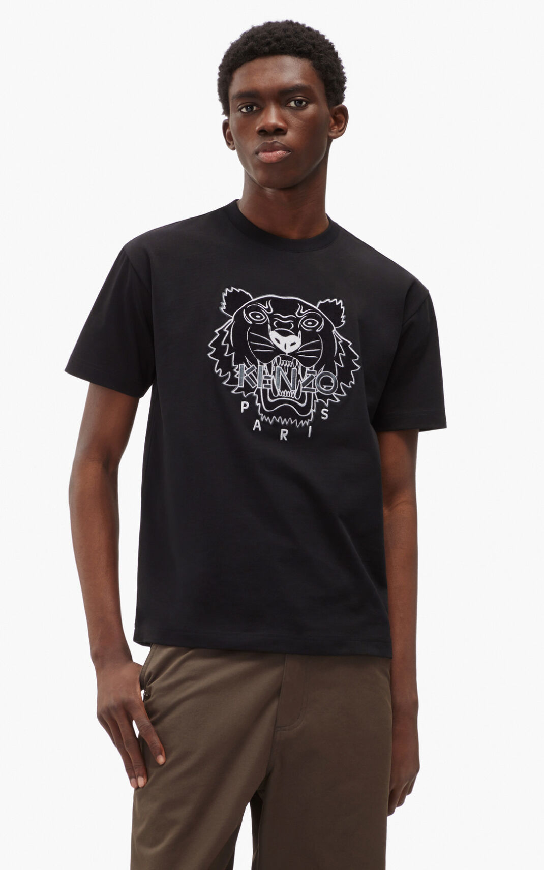Camisetas Kenzo The Invierno Capsule Tiger Hombre Negras - SKU.7767945